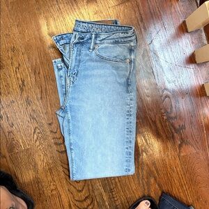 American Eagle Athletic Straight Blue Jeans